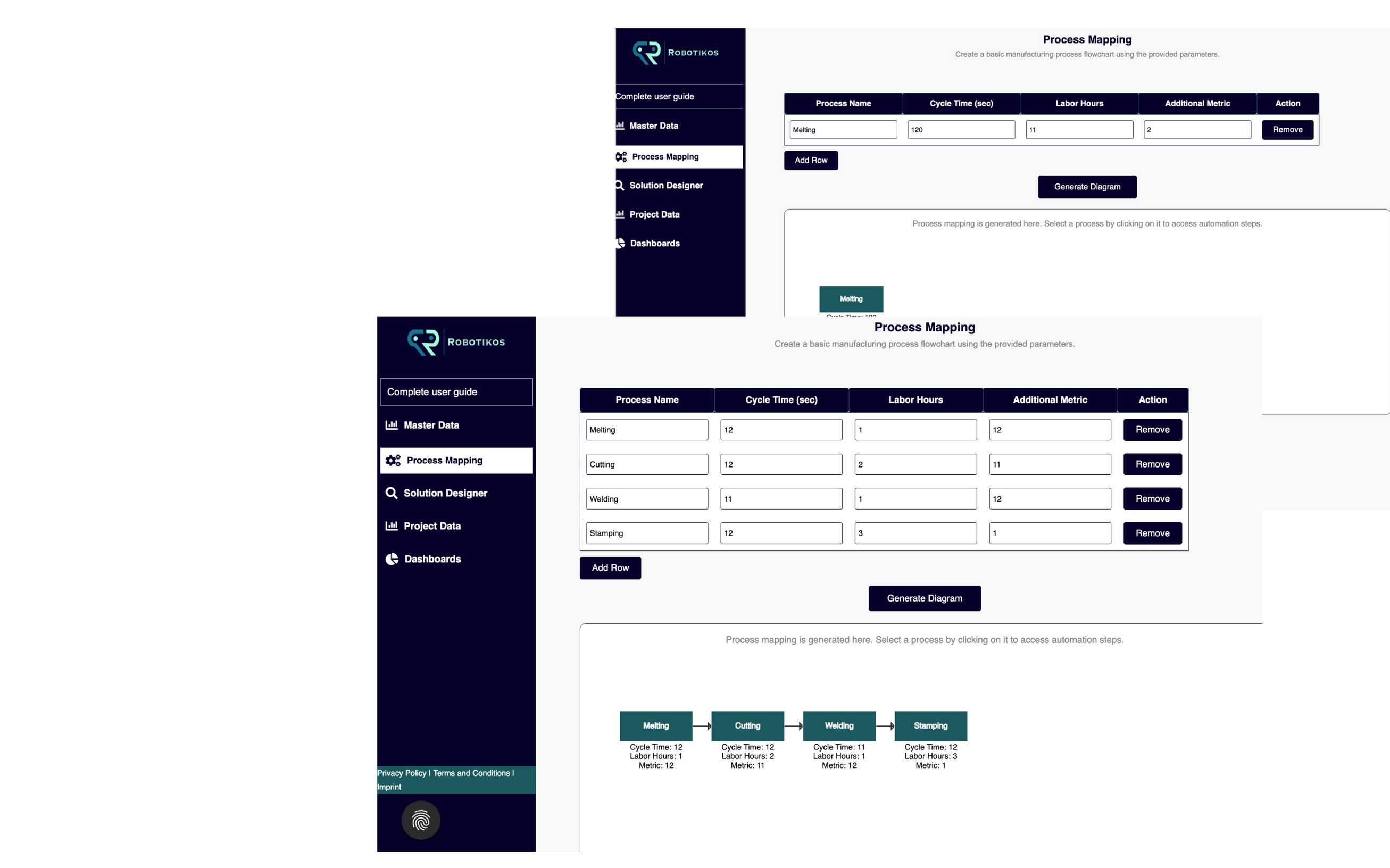 Process Mapping Screenshot